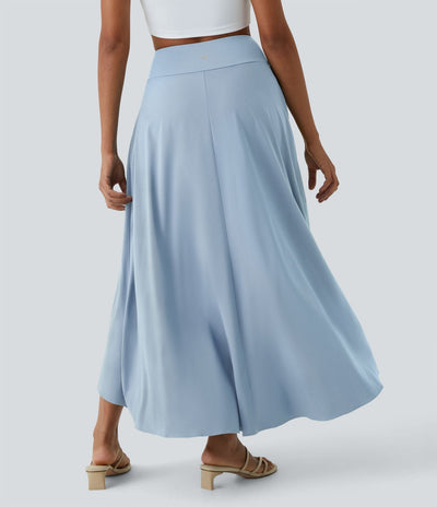 Arvenza™ | Gonna Maxi Con Spacco e Confortevole