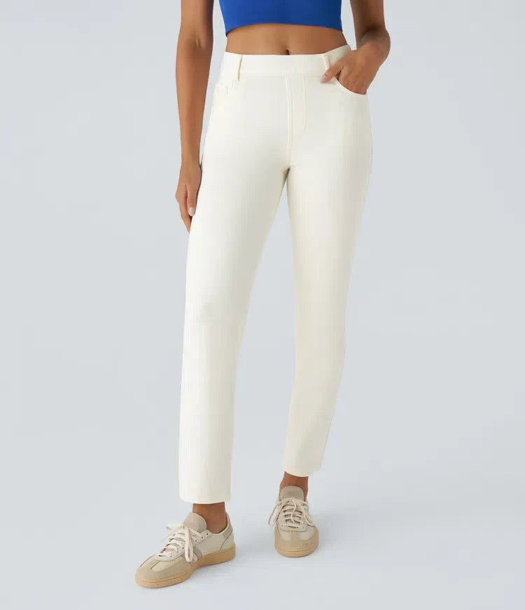 Lotte | Pantaloni elasticizzati e confortevoli a vita alta
