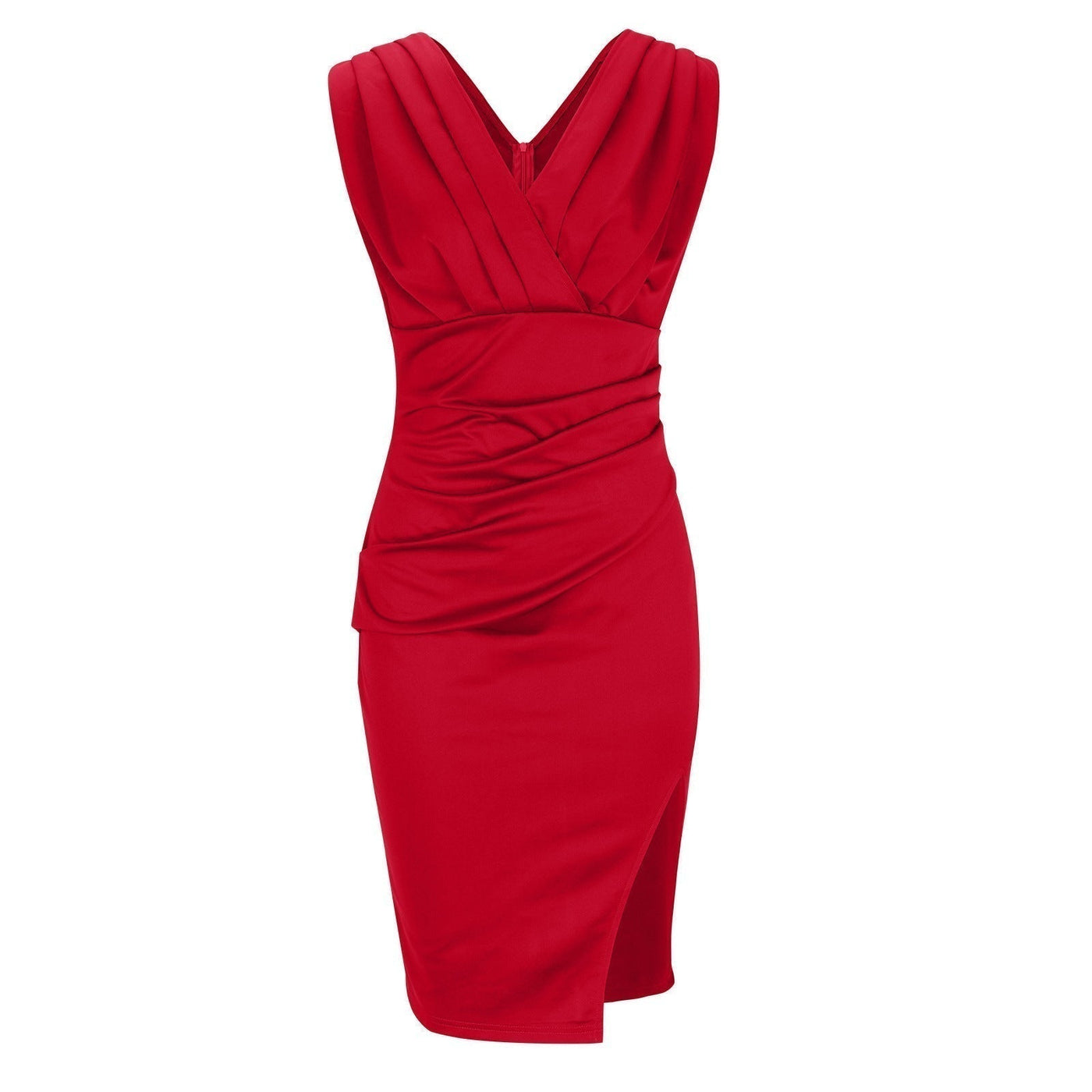 Crystal - Elegante abito casual con scollo a V