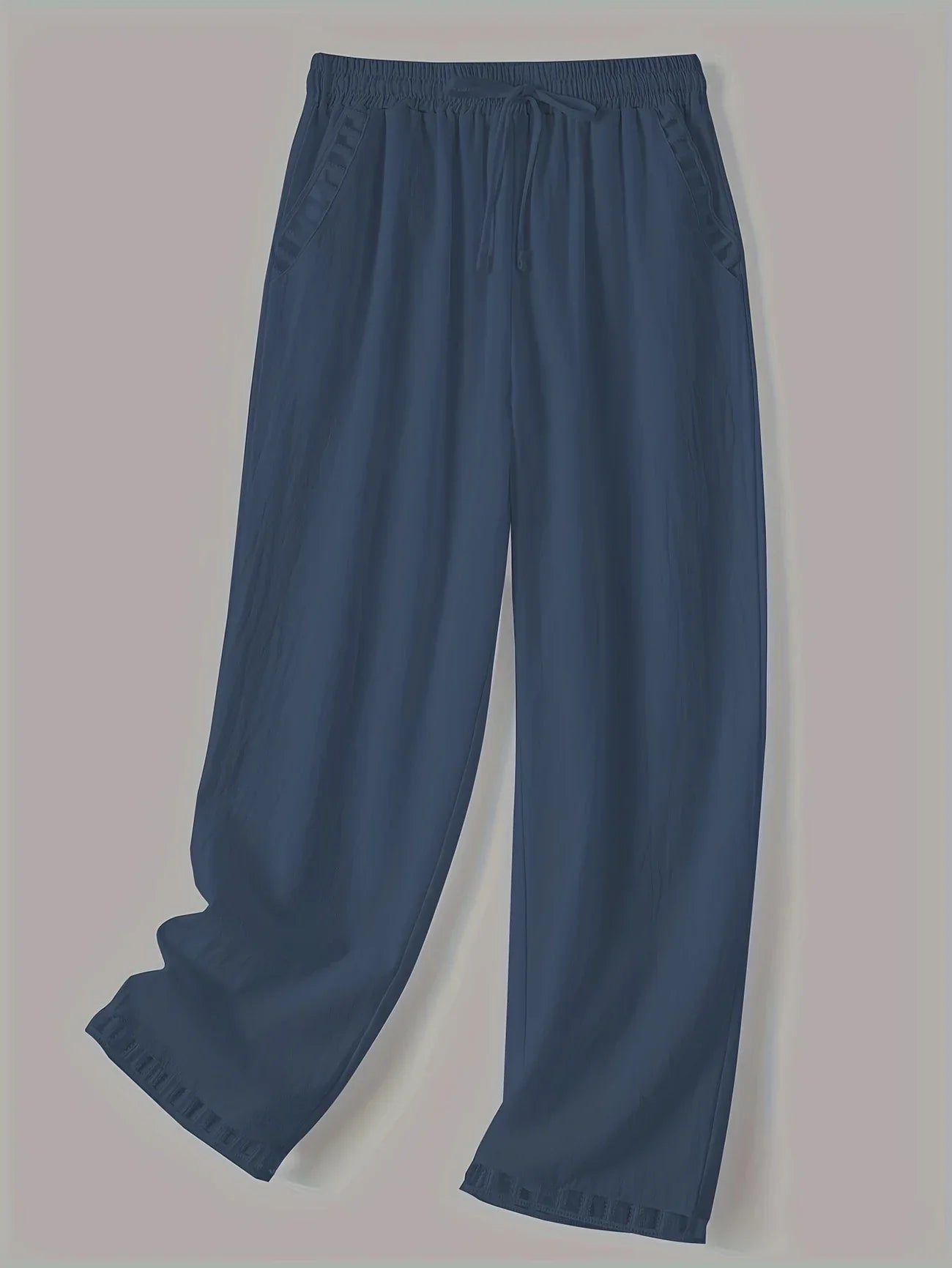 Tracey - Contrasto Trim Cropped Pantaloni