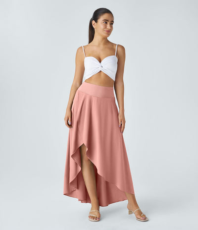 Arvenza™ | Gonna Maxi Con Spacco e Confortevole