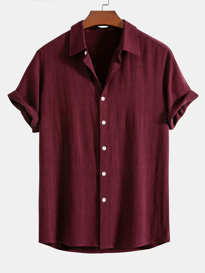 Booker - Camicia In Misto Lino Con Pantaloni Dritti