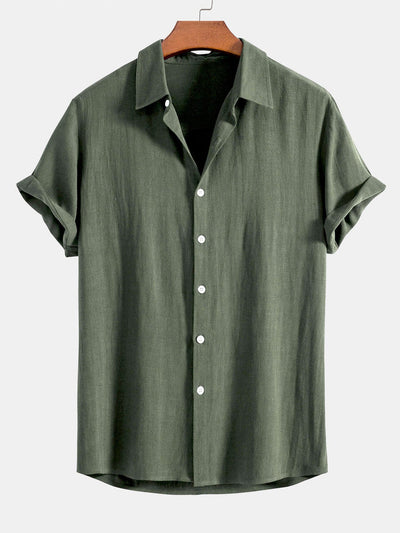 Booker - Camicia In Misto Lino Con Pantaloni Dritti