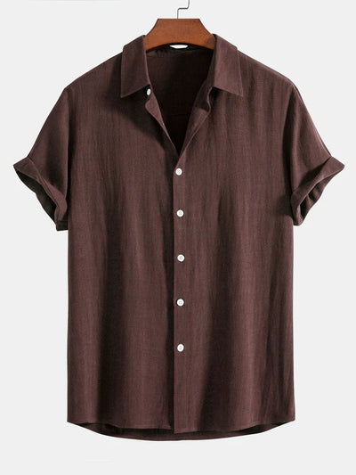 Booker - Camicia In Misto Lino Con Pantaloni Dritti