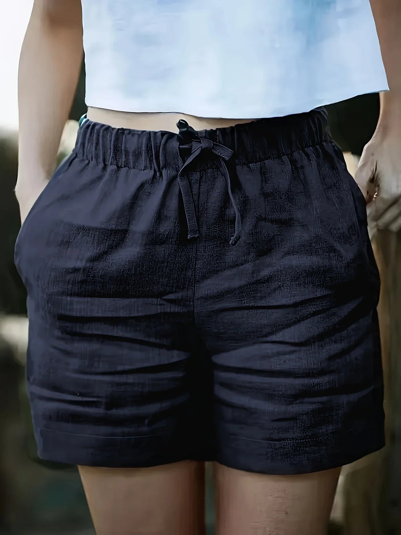 Niamh - Pantaloncini Estivi Casual Con Tasca