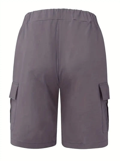 Jelte - Pantaloncini Cargo Casual Non Elasticizzati Con Coulisse