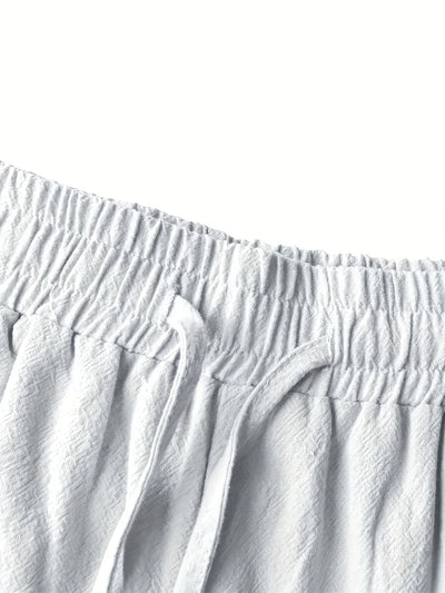Callan - Pantaloncini Casual In Lino Con Tasca