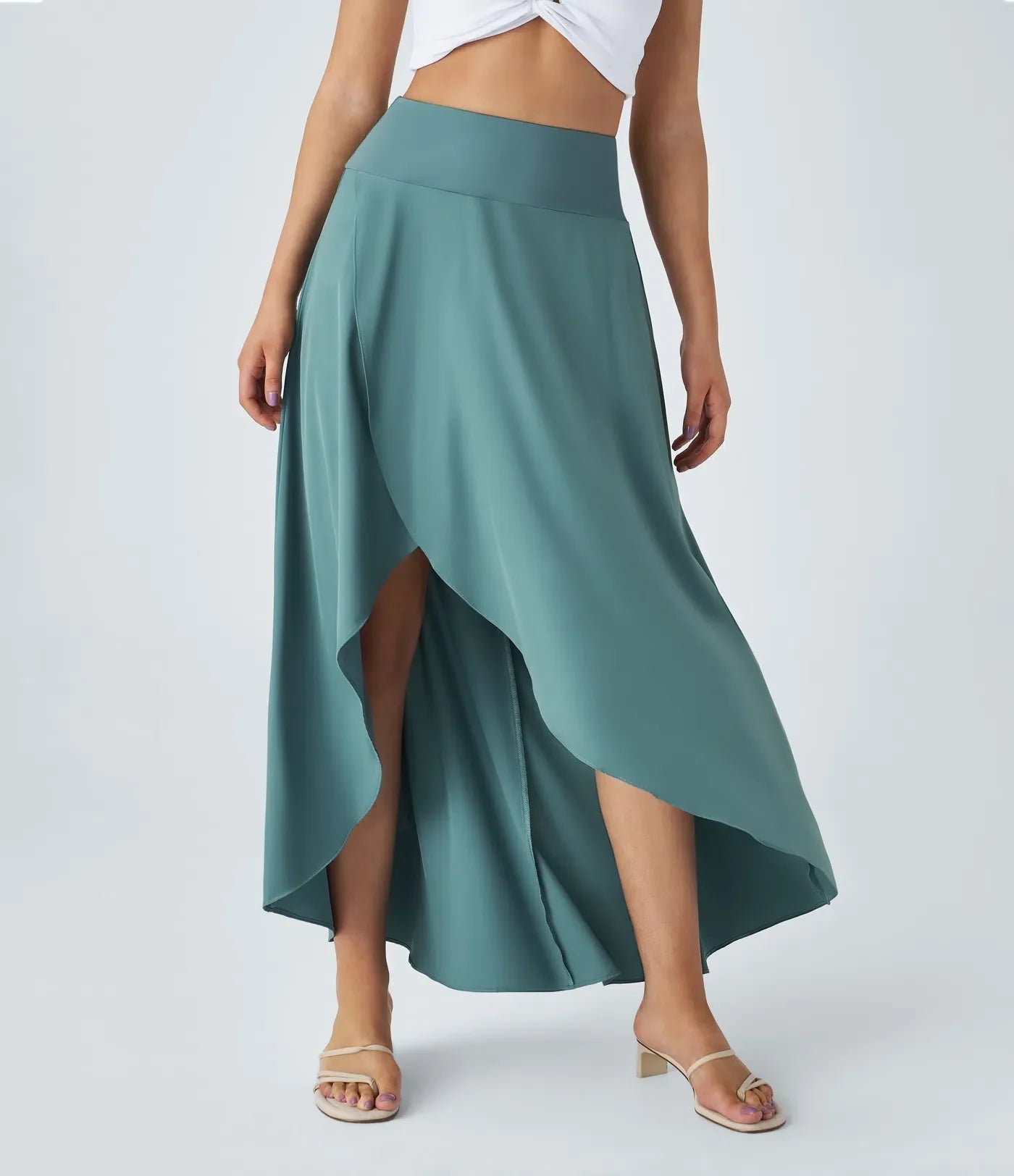 Arvenza™ | Gonna Maxi Con Spacco e Confortevole