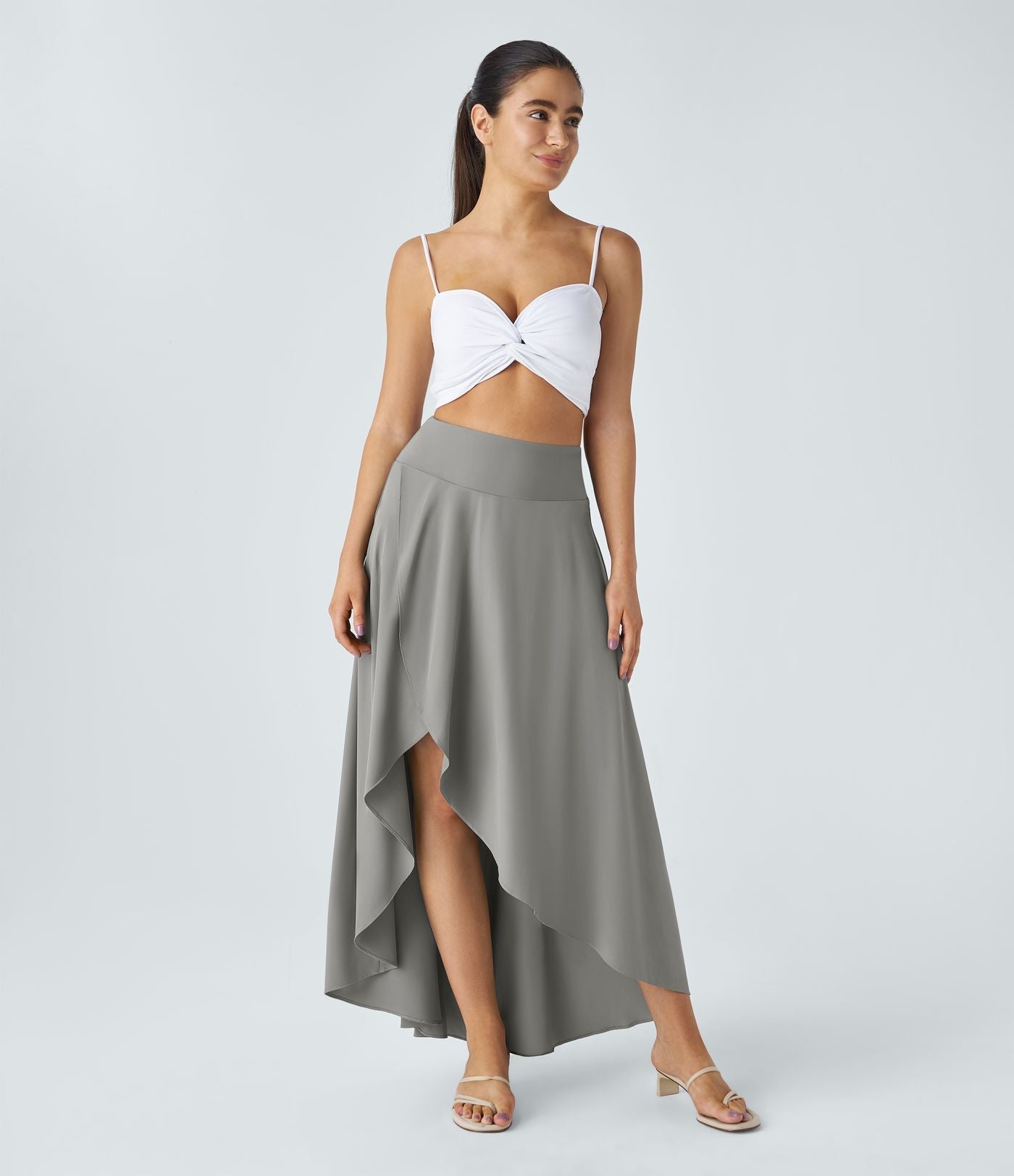 Arvenza™ | Gonna Maxi Con Spacco e Confortevole