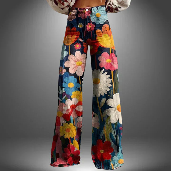 Azly – Pantaloni Casual a Fantasia alla Moda