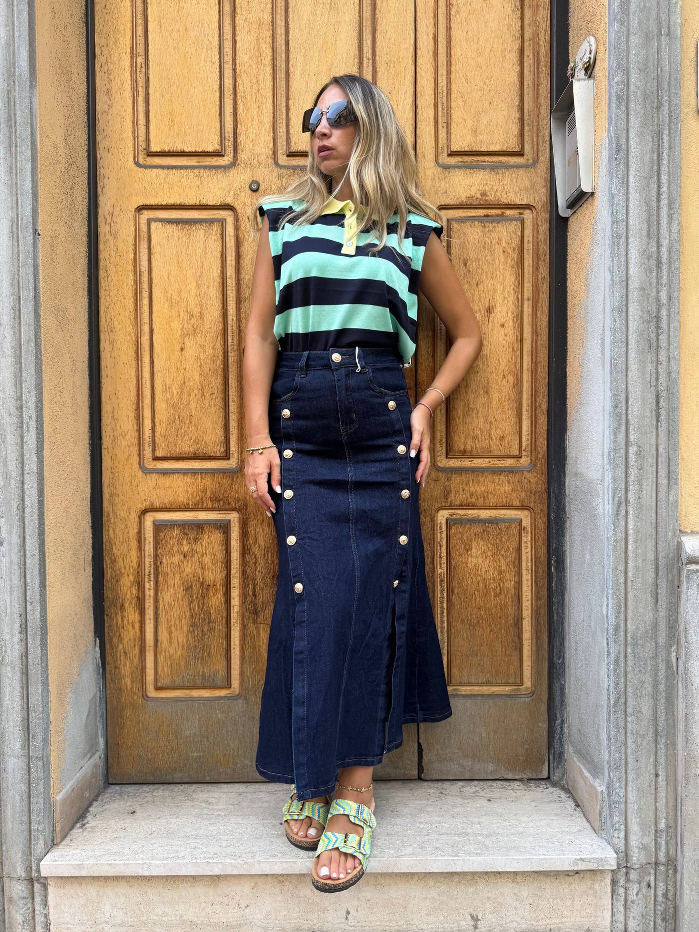 GONNA LONGUETTE JEANS