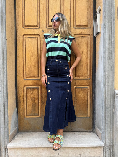 GONNA LONGUETTE JEANS