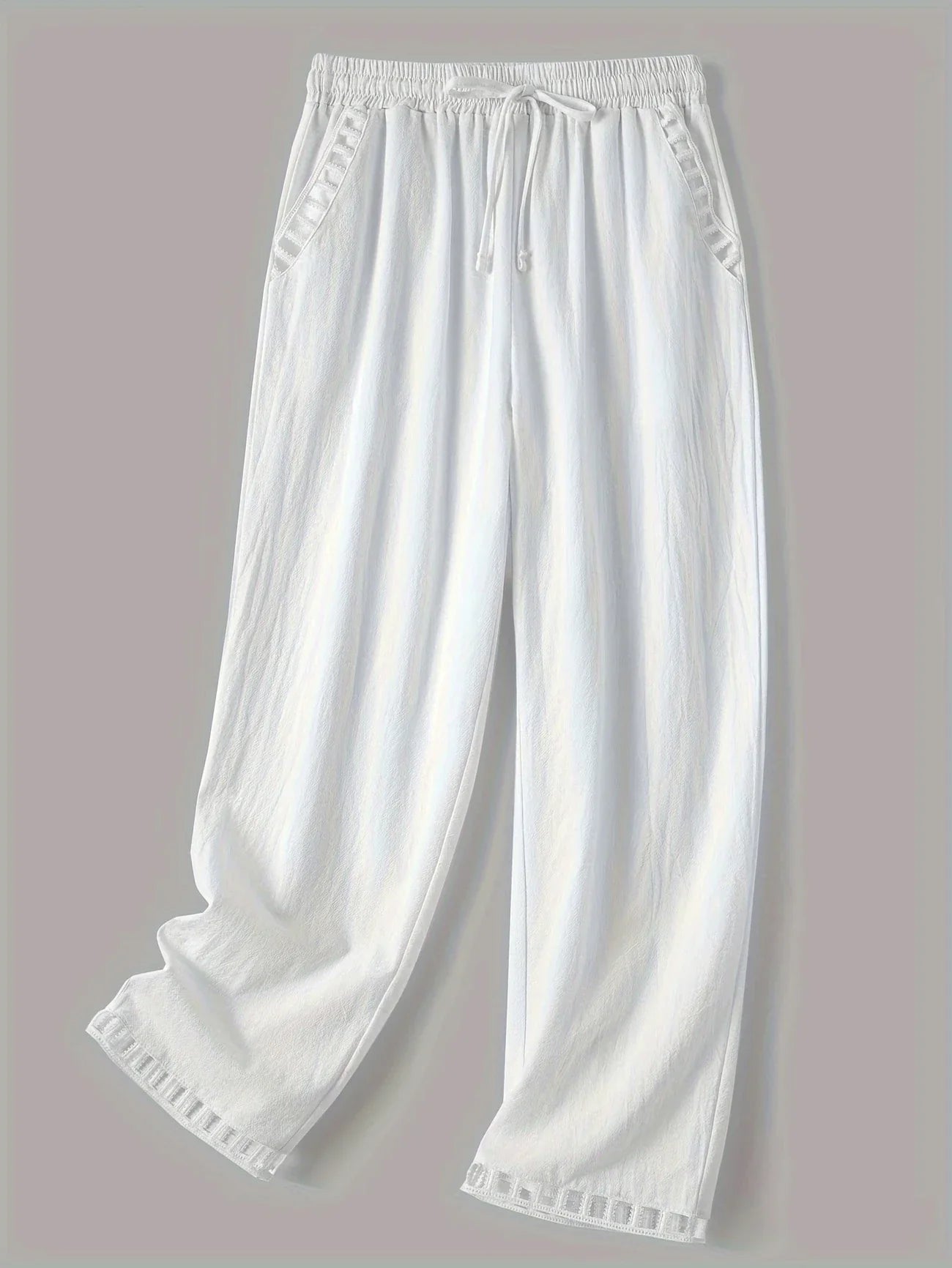 Tracey - Contrasto Trim Cropped Pantaloni