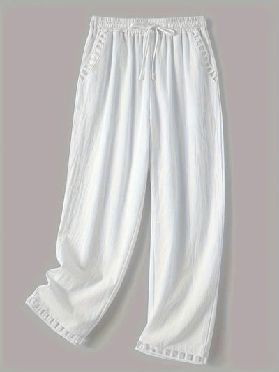 Tracey - Contrasto Trim Cropped Pantaloni