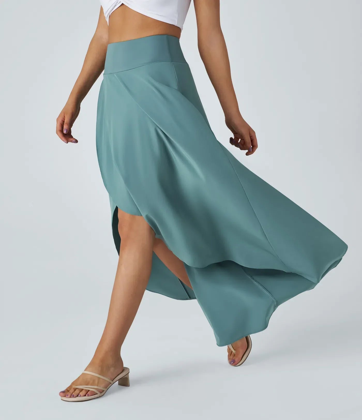 Arvenza™ | Gonna Maxi Con Spacco e Confortevole