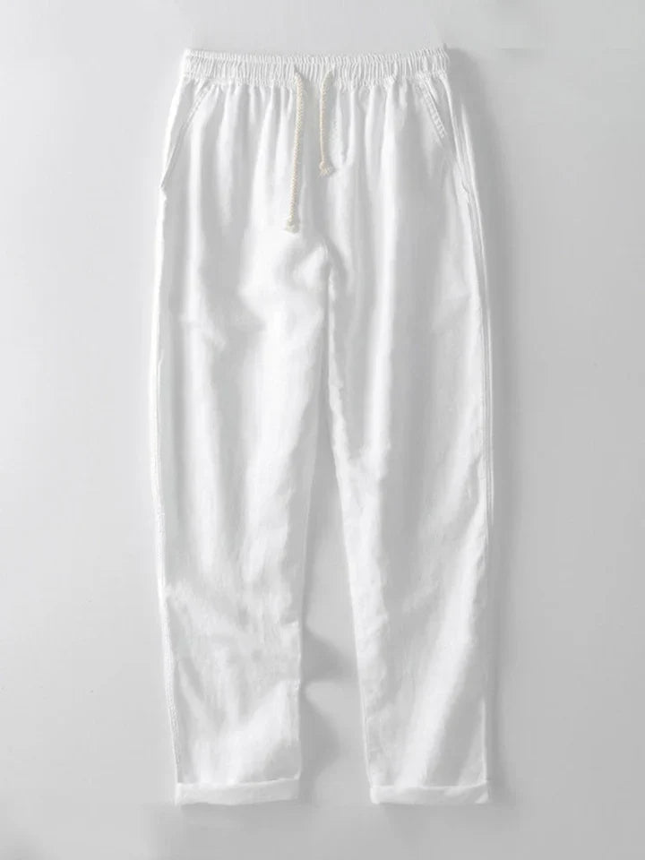 Booker - Camicia In Misto Lino Con Pantaloni Dritti