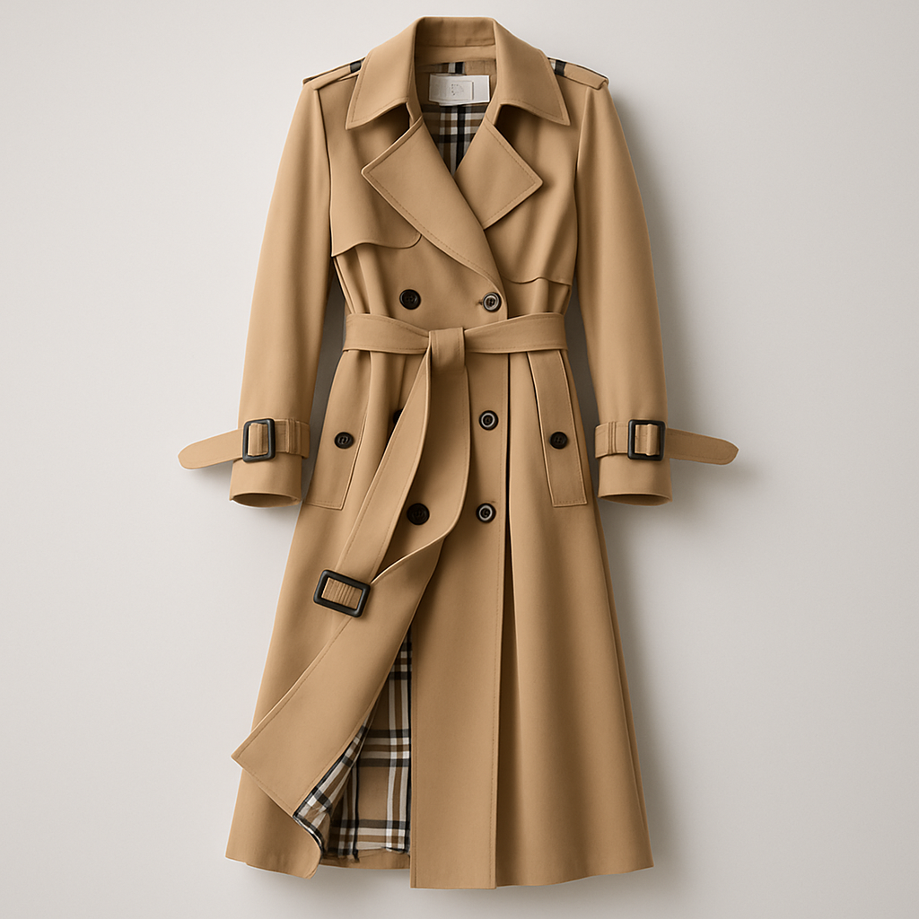 Heidi | Cappotto Trench Classico Donna | Funzionale e Stile