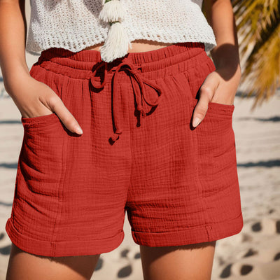 Ivanna - Pantaloncini in Lino e Cotone
