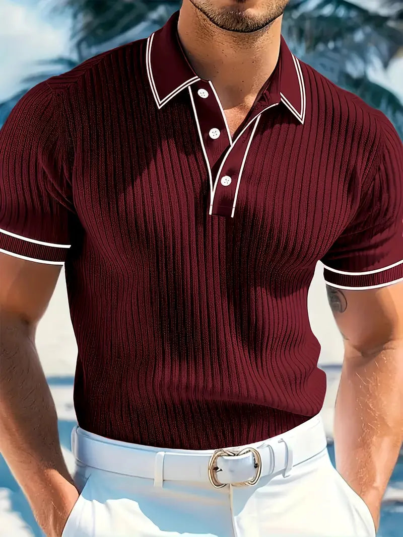Orestis - Elegante Polo A Maniche Corte