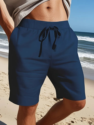 Callan - Pantaloncini Casual In Lino Con Tasca