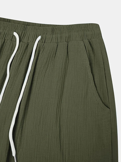 Bancroft - Eleganti Pantaloncini Larghi Con Tasche