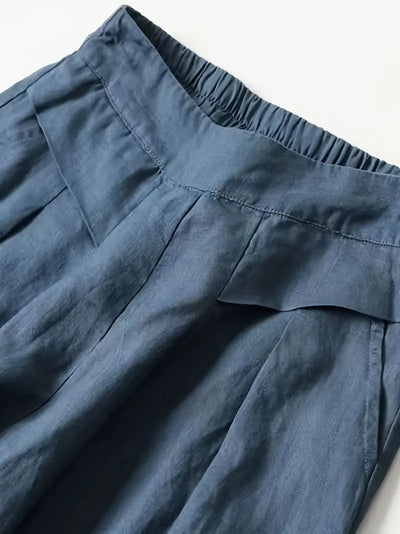 Anina - Pantaloni Larghi In Lino