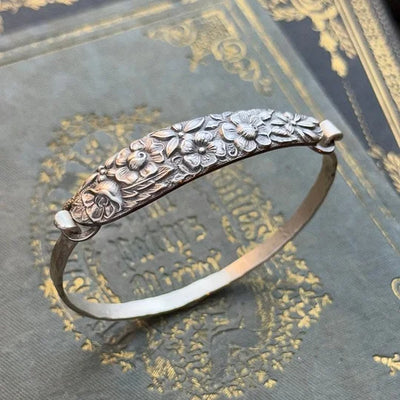 Delyth - Bracciale in Argento Inciso