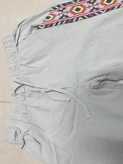 Daniil - Pantaloni In Stile Etnico Con Tasche