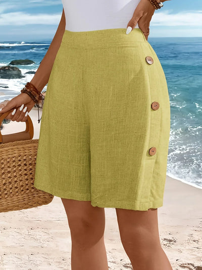 Fenella - Comodi Pantaloncini Con Bottoni