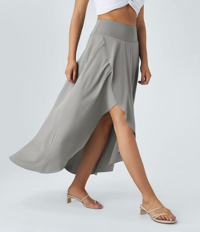 Arvenza™ | Gonna Maxi Con Spacco e Confortevole