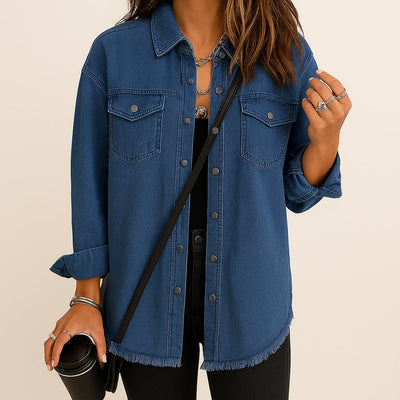 Sofia | Giacca di Jeans Classica da Donna | Versatile e senza tempo