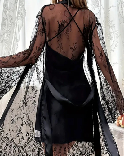 SABRIN™ | ELEGANTE SET NOTTE IN RASO SETOSO