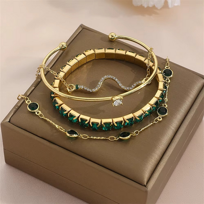 Iridessa - Set di Bracciali a Strati
