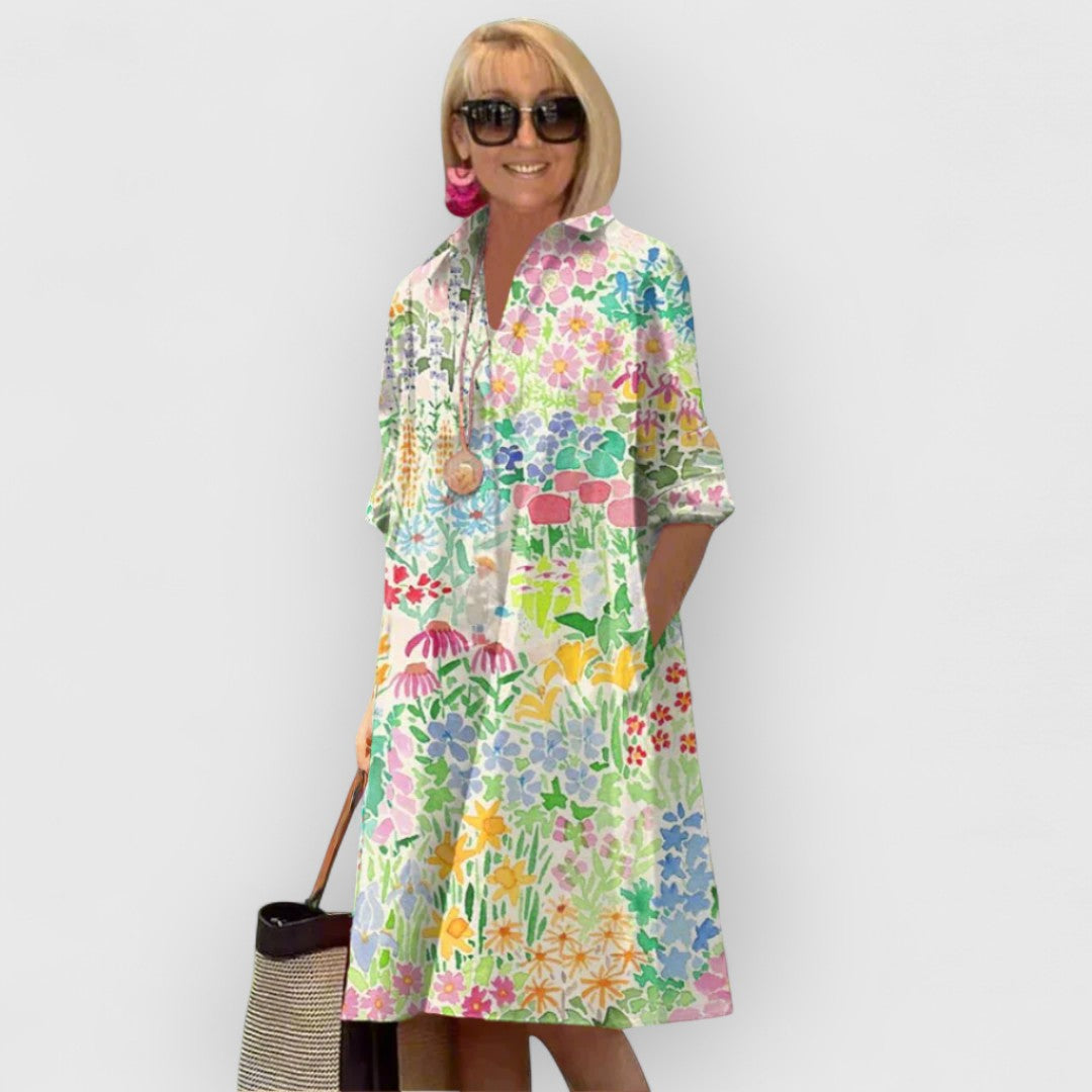 Vireya - Abito floreale elegante e casual