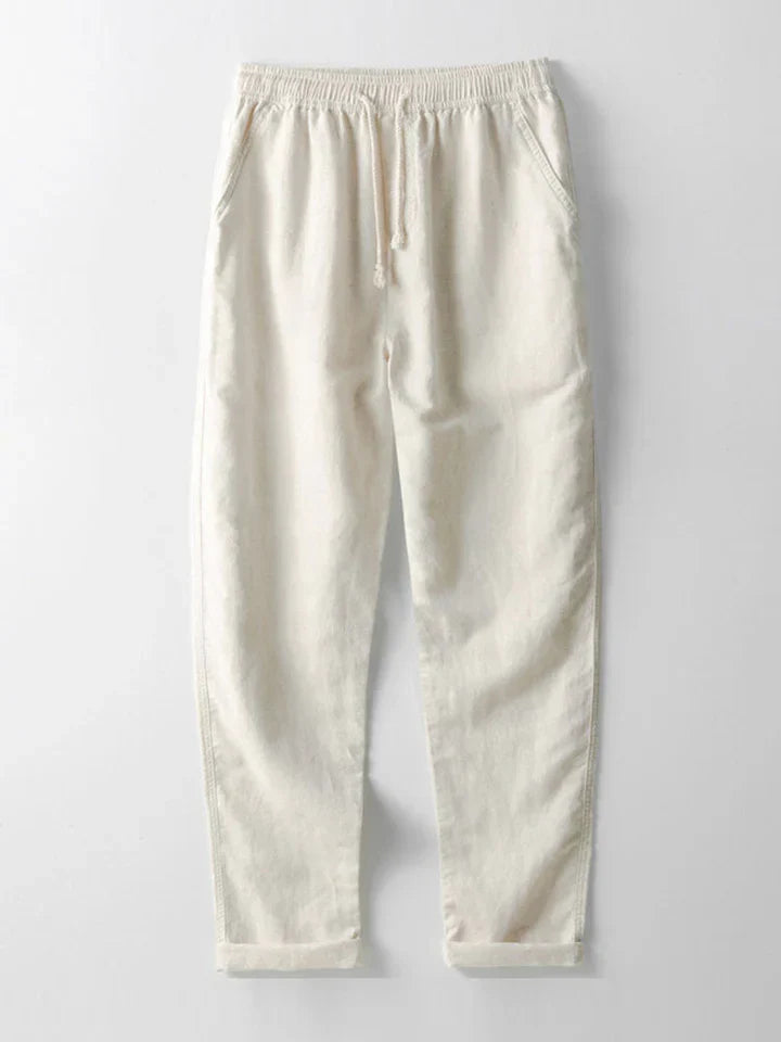 Booker - Camicia In Misto Lino Con Pantaloni Dritti