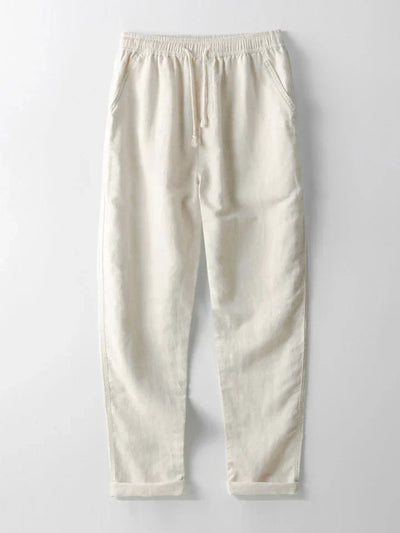 Booker - Camicia In Misto Lino Con Pantaloni Dritti
