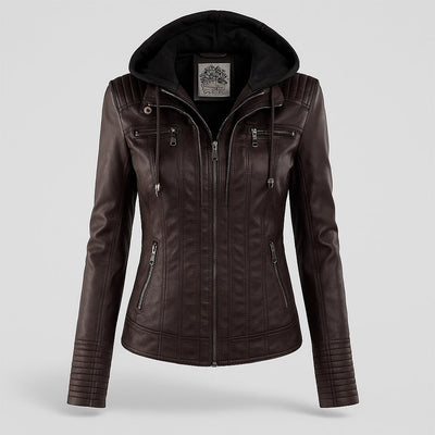 Briella | Giacca in Pelle Resistente alle Intemperie per Donna | Stile Duraturo