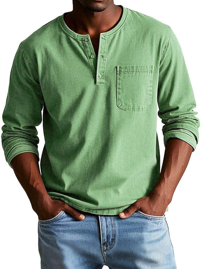Neil - Camicia Vintage A Maniche Lunghe