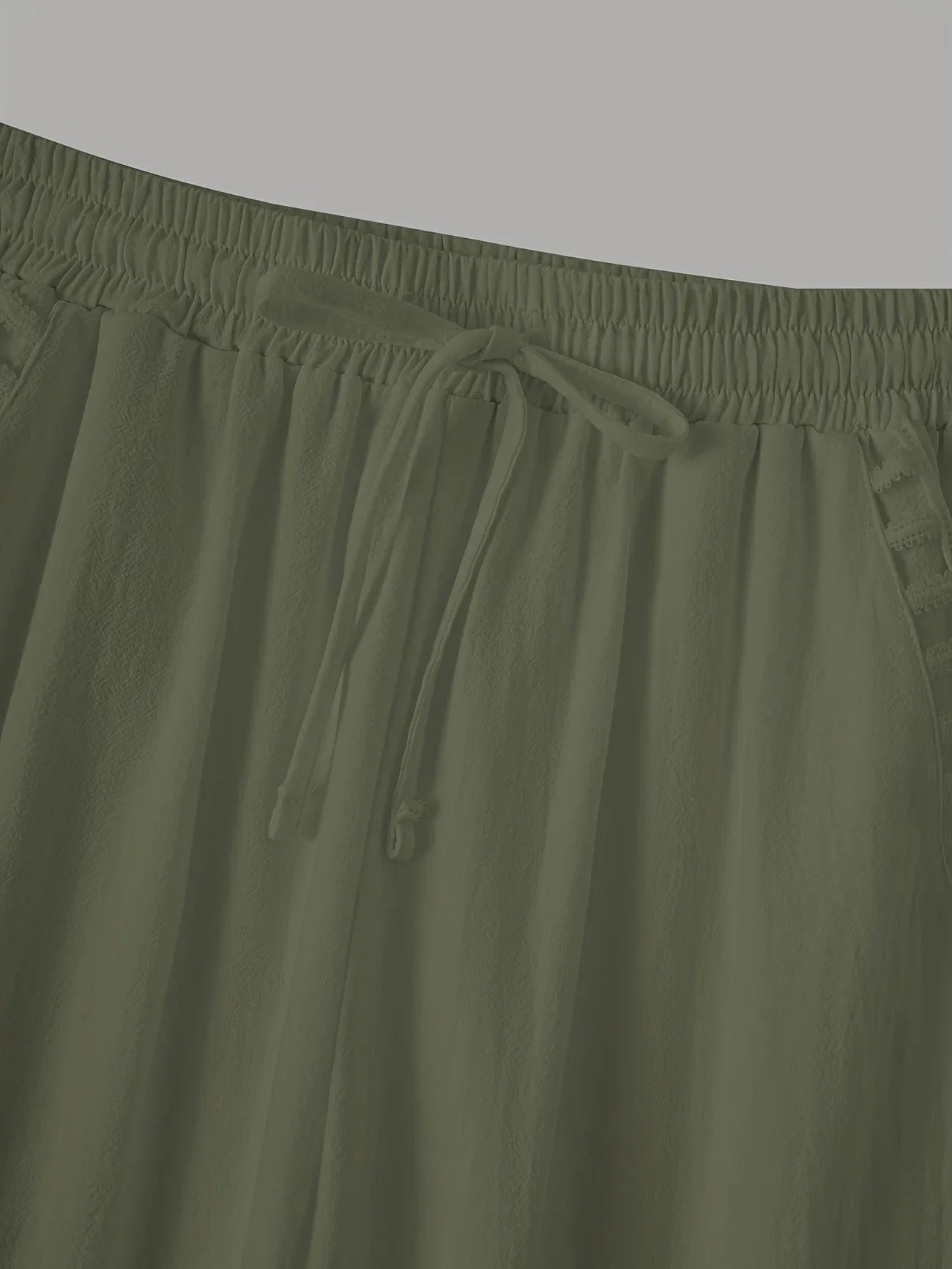Tracey - Contrasto Trim Cropped Pantaloni
