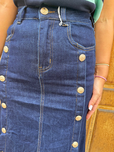 GONNA LONGUETTE JEANS