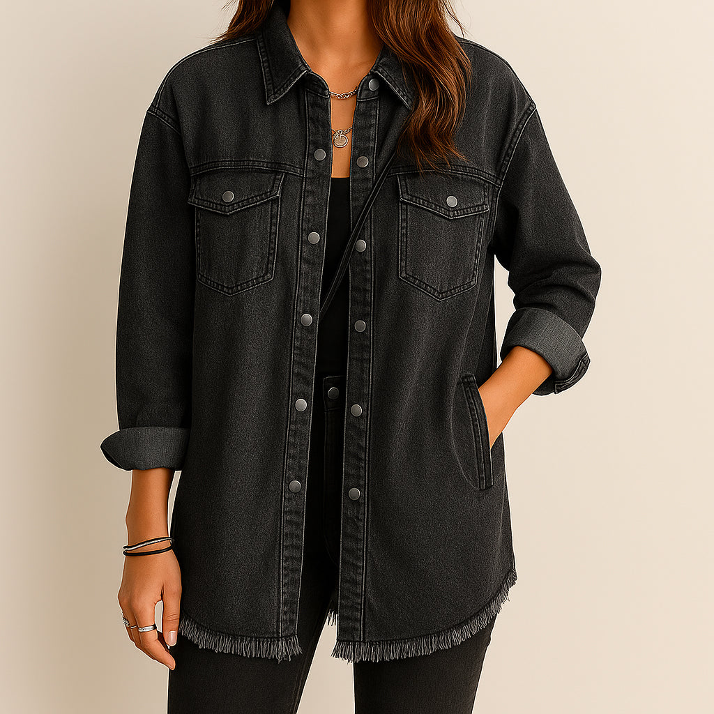 Sofia | Giacca di Jeans Classica da Donna | Versatile e senza tempo