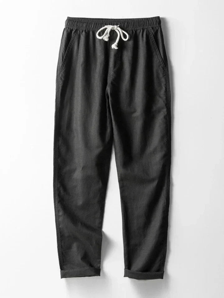 Booker - Camicia In Misto Lino Con Pantaloni Dritti