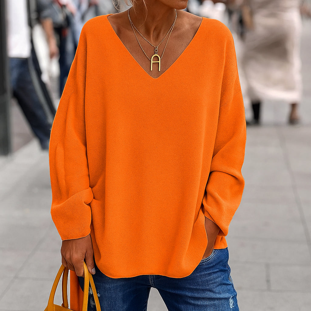 Harper | Top Rilassato con Scollo a V da Donna | Comfort Senza Tempo