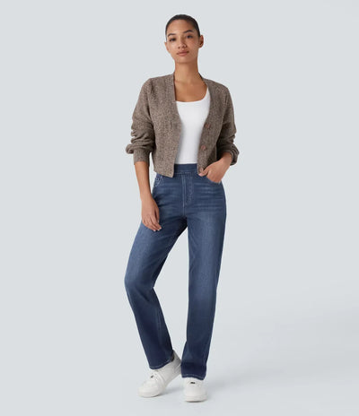 Lotte | Pantaloni elasticizzati e confortevoli a vita alta