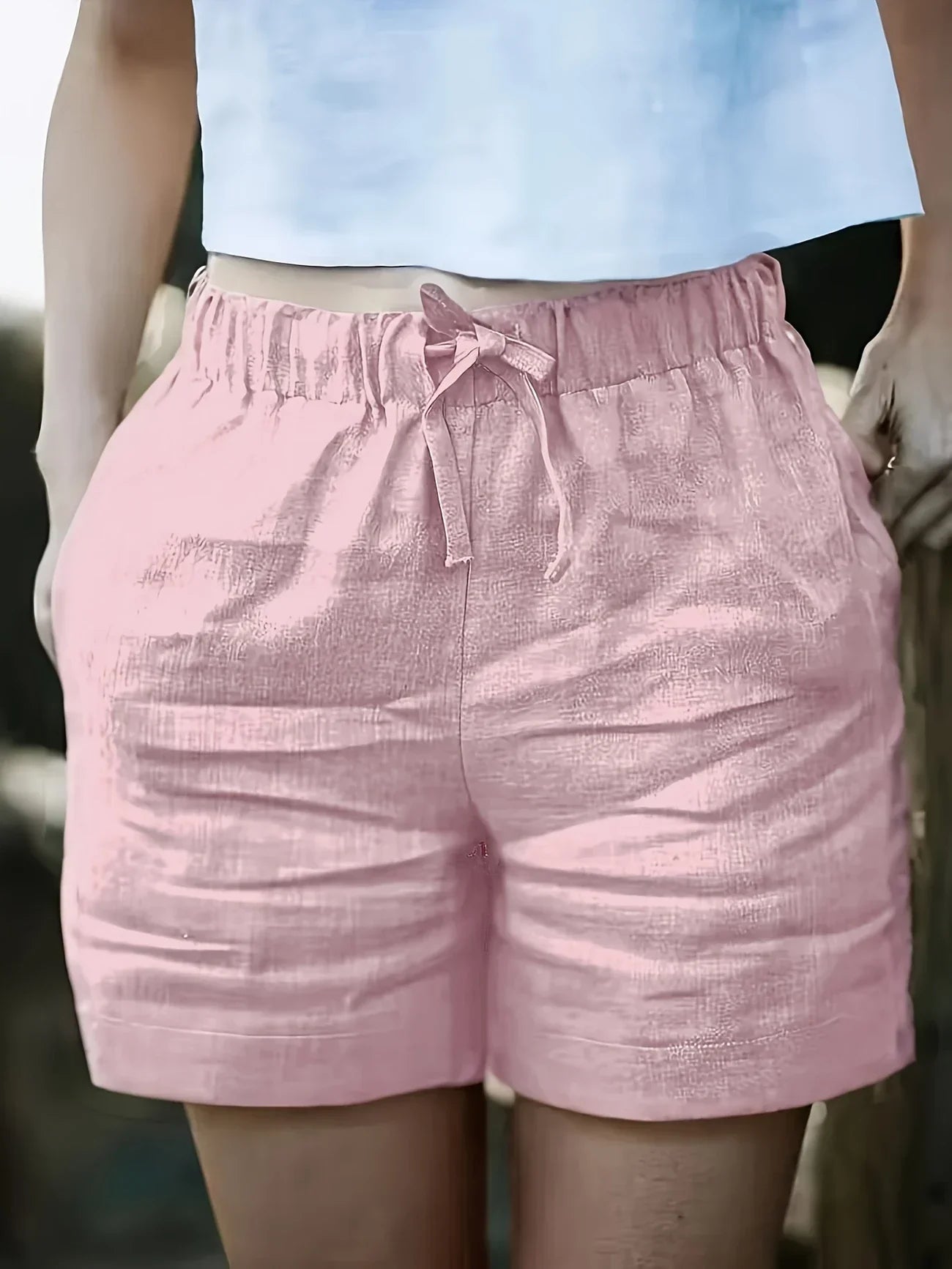 Niamh - Pantaloncini Estivi Casual Con Tasca