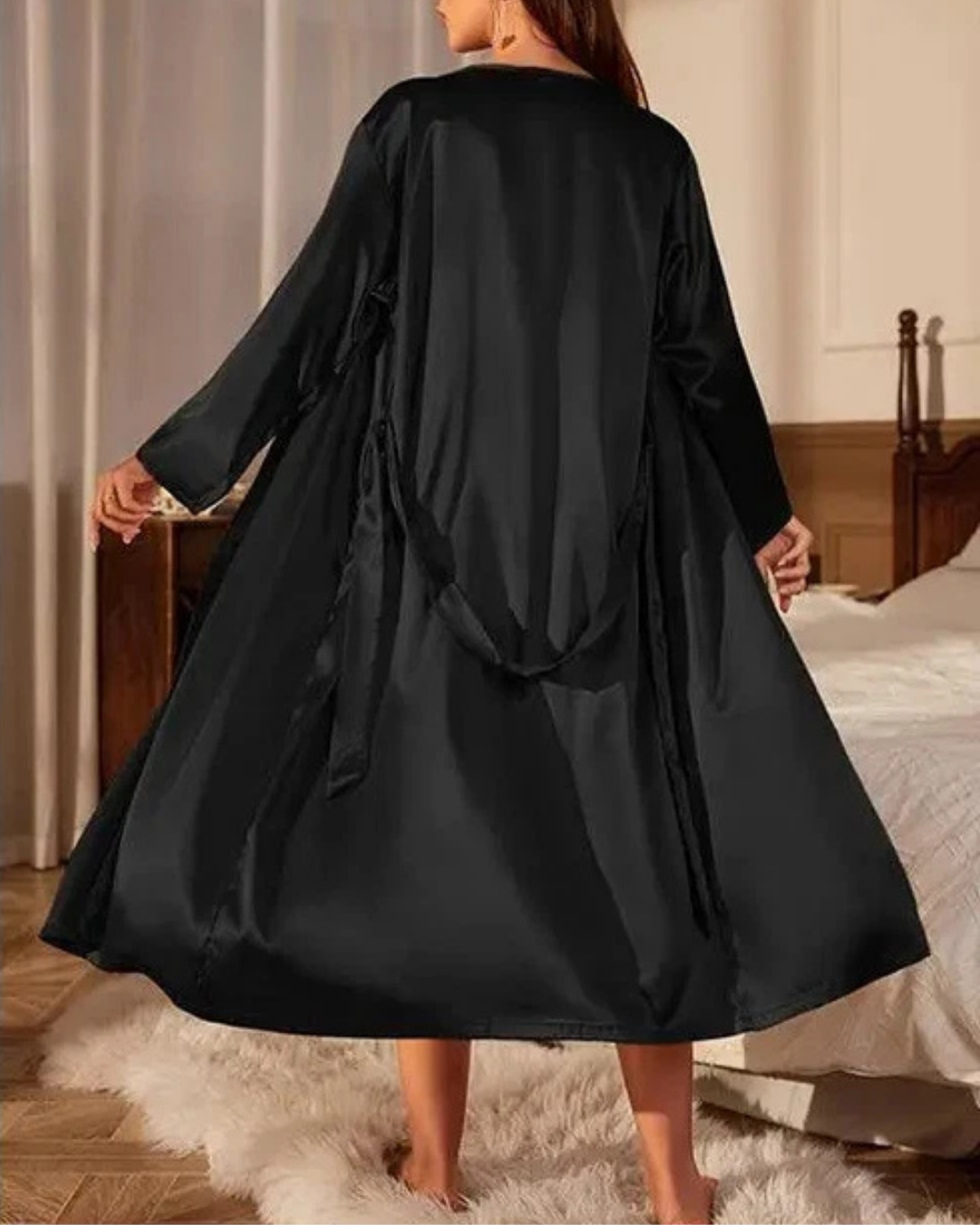 VITTORIA™ | SET DA NOTTE ELEGANTE IN RASO SETOSA