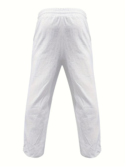 Beslan - Elegante Pantalone A Gamba Dritta Con Bottoni Dorati