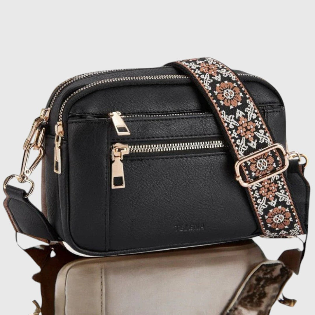 Sharena - Borsa a Tracolla Con Cinturino Floreale