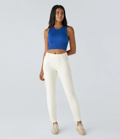 Lotte | Pantaloni elasticizzati e confortevoli a vita alta