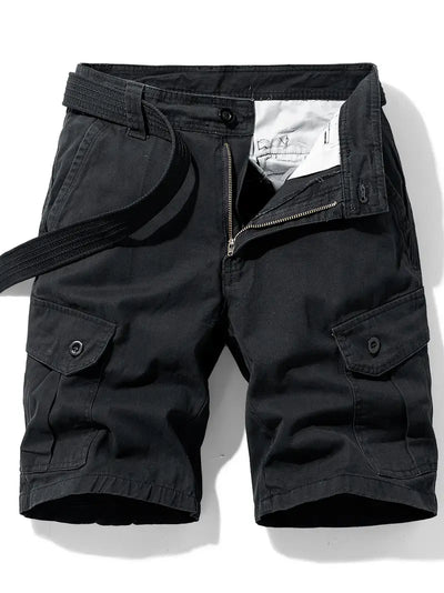 Mauro - Pantaloncini Eleganti Con Tasche Multipli